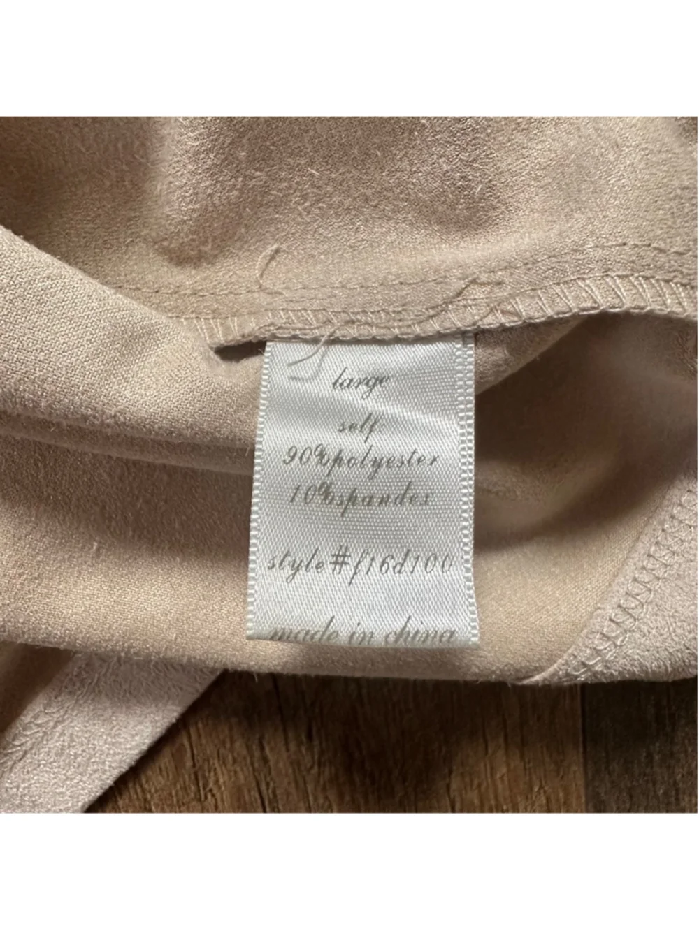 Women's Alya Dress Size L Beige Summer - Picture 8 of 9